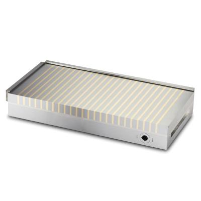 Permanent Magnetbord 150x350 mm för fräsning med hållkraft max. 150 N/cm² och polhöjd 3+12 mm